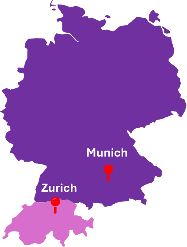 Helmit Locations - Munich and Zurich